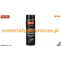 NOVOL SPRAY BITUMEN BLACK 500ml materialylakiernicze.pl